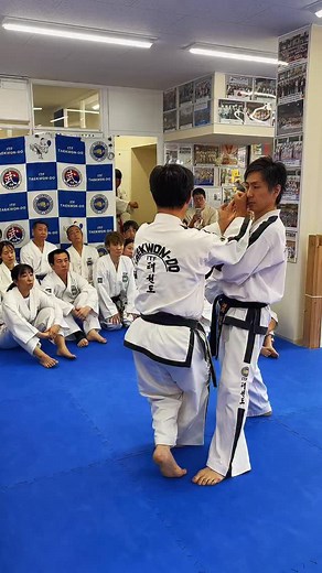 【Master PAK CHONGHYON & Master KENJI FUNAMIZU】 『ITF TAEKWON-DO Two Step Sparring』 | 矢部守重