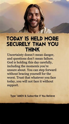 Today Is Held More Securely Than You Think | Morning Prayer