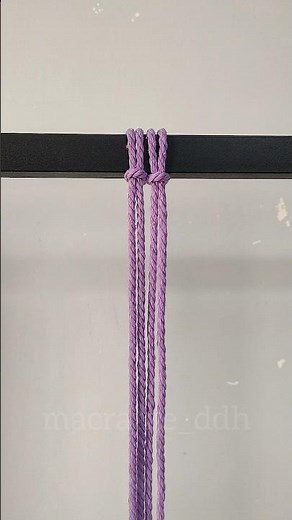 Macrame Knot Pattern Tutorial 🧵 | Easy & Beautiful DIY #shorts