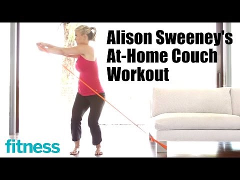 Alison Sweeney's At-Home Couch Workout | Fitness
