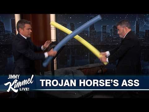 Matt Damon Surprise Attacks Kimmel AGAIN & Trump’s Dummy of a Deal with Iran Faces Backlash