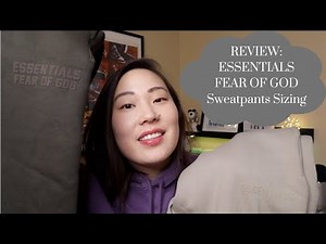 WOMEN'S SIZING REVIEW: ESSENTIALS FEAR OF GOD Sweatpants