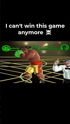 I can't win this game anymore ☠️ #punchoutwii #wii #corruptions #shorts