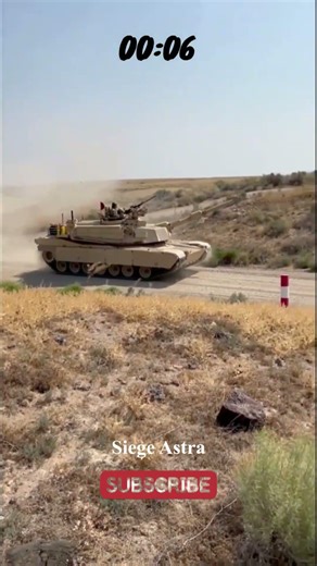 🛞 M1A2 Abrams Moving on Road 🚜 Armored Might in Motion