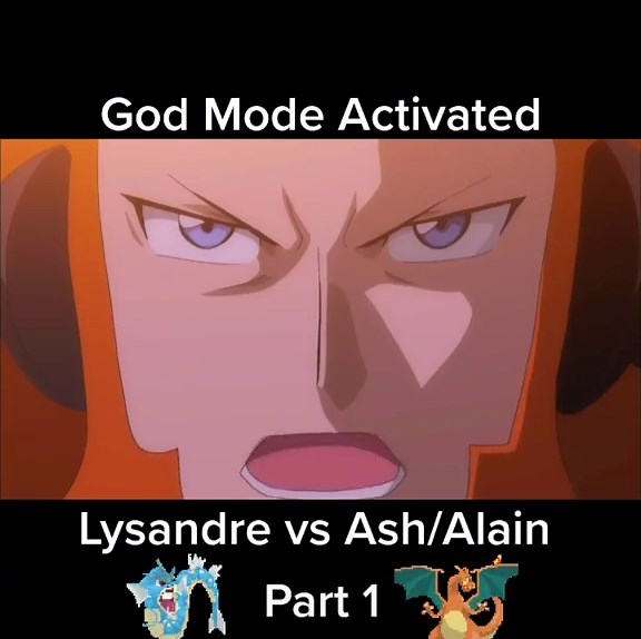 Pokemon : Lysandre vs Ash/Alain - Part 1 #pokemon #gyarados #charizard #activategodmode