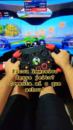Comenta aí se achou que assim ficou imersivo o cockpit realista #f1 #simracing #logitech #g29 #games