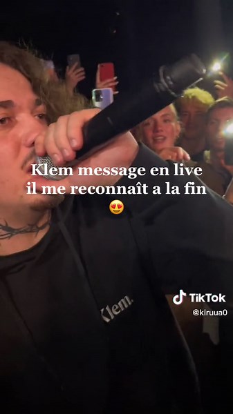 c’était incroyable ✨#message #klem #concert @klemp3