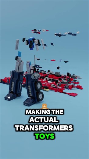 LEGO Hired a Hasbro Designer to Build Optimus Prime and It Shows #transformers #3danimation #lego