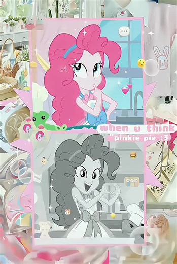 かわいいキャラクターとピンクの楽しさ