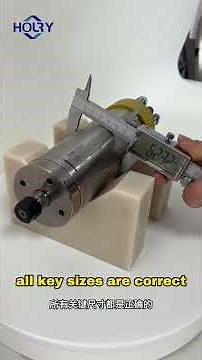 Meet our 1.2KW high-speed spindle motor — spinning up to 60000 RPM.