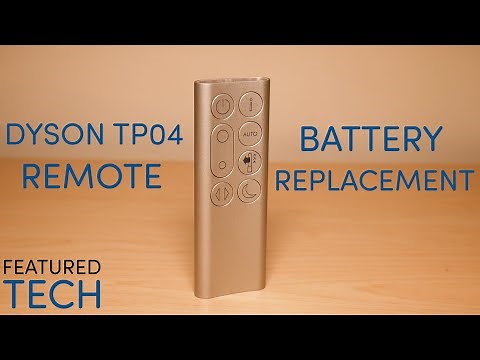 TUTORIAL: How to Replace your Remote Battery | Dyson TP04 Tower Fan | Featured Tech (2021)
