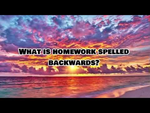 What is homework spelled backwards