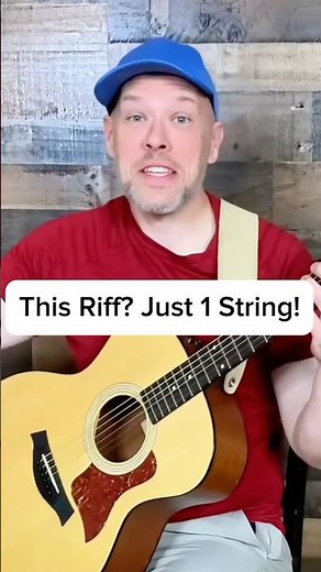 Beginners LOVE this famous riff on 1 string