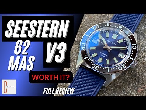 V3 Seestern 62mas Homage watch. Are the V3 upgrades worth it? Full Review. HD