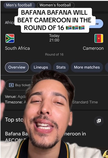 Bafana Bafana vs Cameroon: Round of 16 Showdown