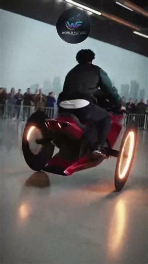 Watch this futuristic bike fly! #Shorts #futuretech #automobile