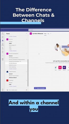 How To Determine the Difference Between Chats & Channels in Teams