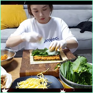 1.7M views · 30K reactions | Mukbang Top Video Hamzy Yummy Eating Show Samgyeopsal (Pork Belly) GIMBAP (ft. Instant Cup Noodle) ! | Mukbang Top Video | Facebook