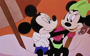 Cuando Mickey Y Minnie Love You Gif