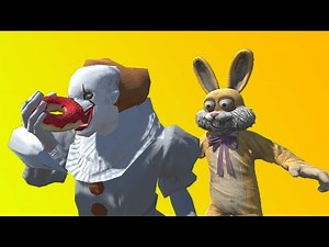 Pennywise vs Lucky Dark Deception funny animation part 227