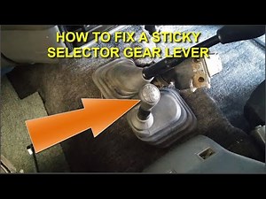 Sticky Gear Lever Solved - Toyota Landcruiser 80 Series