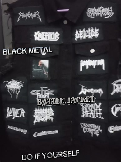 Create Your Own Black Metal Battle Jacket