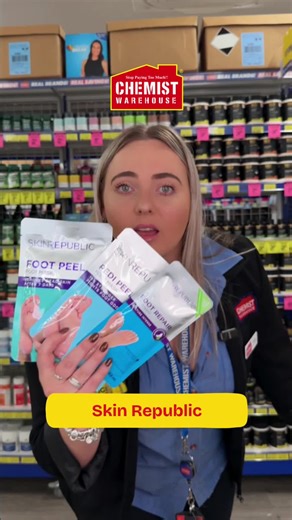 If you want the @skinrepublic foot peels and masks you should go buy them!!! #chemistwarehousenewzealand #chemistwarehousenz #nz #skinrepublic #foot