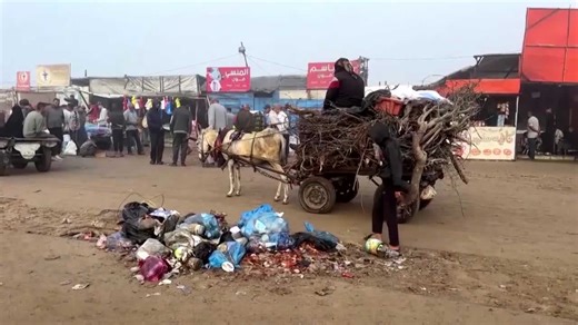 Palestinians in Khan Younis describe difficult life conditions