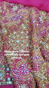 327K views · 4.8K reactions | Heavy Work Old saree convert into...