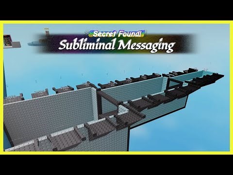 How to get SUBLIMINAL MESSAGING Badge in SECRET UNIVERSE Roblox