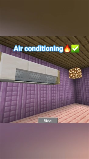 #minecraft Air conditioning❌️❓️✅️🔥😀