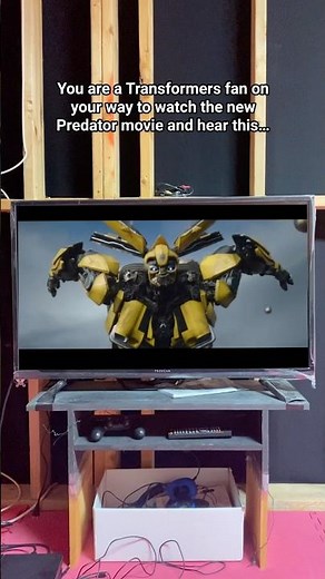 I guess hearing the Predator sound isn’t scary anymore, maybe lol