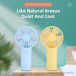 [Hot Item] New Model USB Mini Portable Hand Small Fan Desktop Charging Handheld Recharge USB Fan
