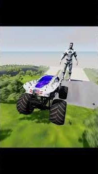 Epic High Speed Monster Truck Jumps And Crashes, #beamngdrive,#monstertruckjump