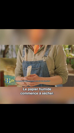 🥶 Pourquoi a-t-on froid quand on est mouillé ? La réponse avec l'une de nos nouvelles expériences scientifiques de CTPS. | Lumni.fr