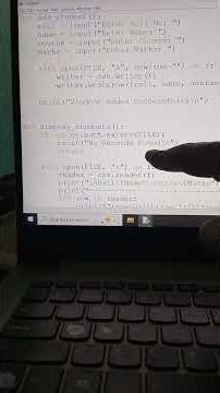 How to create student management project#python #pythonprogramming #coding