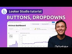 Interactive dashboards on Looker Studio: buttons, dropdowns, export, and more (2025)