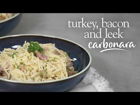 Slimming World turkey, bacon and leek carbonara recipe - FREE
