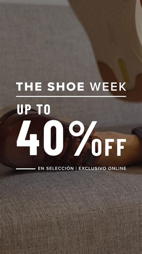 Florsheim Week. Extendimos los descuentos para que puedas renovar tu par favorito para esta temporada. No te lo pierdas, exclusivo online. | Florsheim Chile