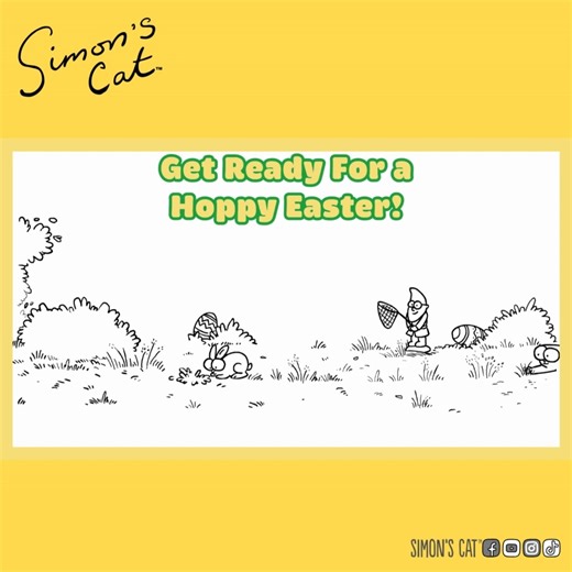 Have a Hoppy Easter! 🥰🤩 | Simon's Cat