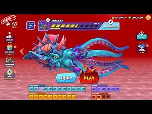 KRAKEN EVOLVED MAX POWER UNLOCKED! Full Gameplay & Upgrade Guide - Hungry Shark Evolution