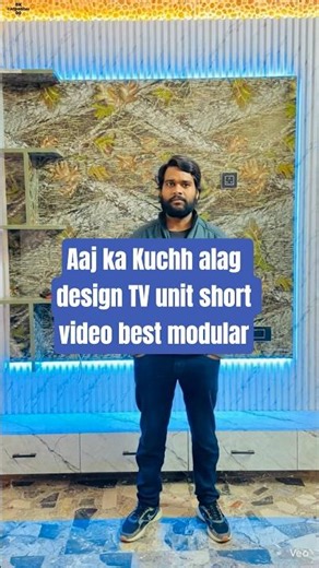 new modular TV unit video wooden TV unit #BK_carpenter 00 LCD panel short video #tvpanel