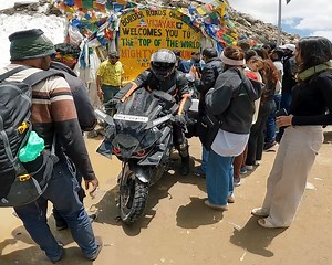 20K views · 696 reactions | Finally Khardungla Pass cover Kardiya #bike #bikeride #ladakh #khardungla | Fly Open Sky | Facebook