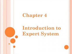 Artificial Intelligence - Introduction to Expert System