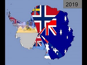 (Outdated) Antarctica: Timeline of Claim Flags: 1815 - 2019