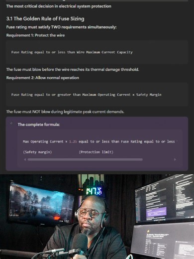 Chapter 3: Fuse Types, Sizing & Protection Strategies — Wiring & Fusing: 9.1 Professional Automotive Wiring & Fusing Guide — Chapter 3 Fuse Types, Sizing & Protection Strategies Chapter Overview Reading Time: 55-70 minutes Skill Level: Foundation → Installer → Technician Prerequisites: Chapters 1-2 (Electrical fundamentals and wire selection) Fuses are the last line of defense against electrical fires. Understanding fuse types, proper sizing, and strategic placement is essential for safe install
