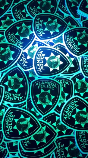 APD is glowing-up this fall. To celebrate the change of seasons, APD is rolling out a new glow-in-the-dark sticker. These special stickers are a fun reminder to stay visible while walking, biking, or rolling around town as the nights get longer. Some of our officers will be carrying these limited-edition stickers while out and about. If you see an officer strolling through town, stop and say hi. You just might score one before they disappear! Stay safe, stay seen, and have a great fall, Alameda!