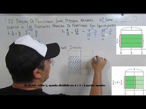 2.2 DIVISION DE FRACCIONES ENTRE NUMEROS NATURALES 6º GRADO