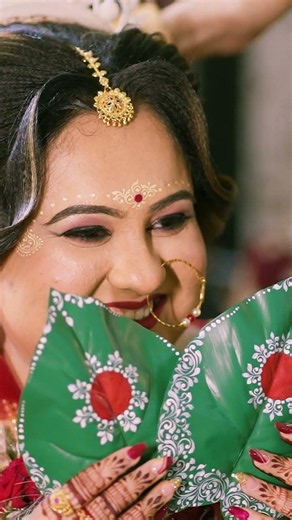 Wait For The Smile At The End 🥹❤️ #wedding #Shorts #IndianWedding #BrideAndGroom #QpidIndia #love
