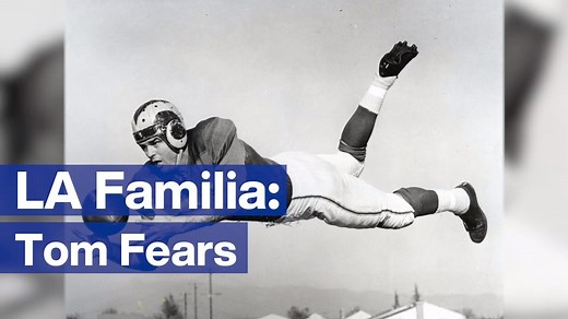 3.8K views · 365 reactions | Did you know, Tom Fears was the first Mexican-born player to be drafted by an NFL team? LA Familia: Fears is one of the greatest legends in Rams history + a Latinx pioneer in the NFL. | Los Angeles Rams | Facebook